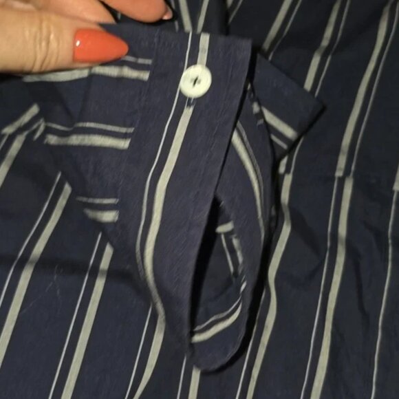 Striped Navy Women's Top - Picture 9 of 12